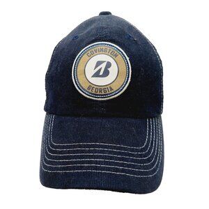 Covington Georgia Bridgestone Golf Men's Baseball Cap Hat Blue Mesh Strapback